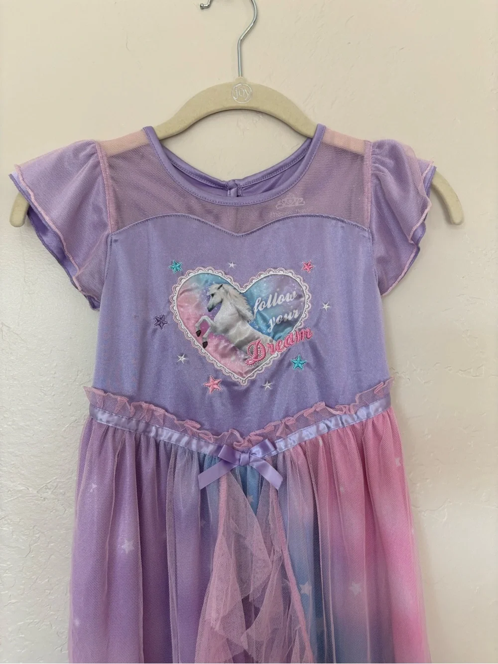 Princess Dream collection s 6/6x flame resistant night gown tulle unicorn heart